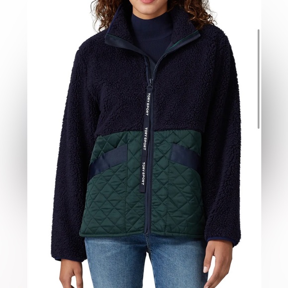 Tory Sport Jackets & Blazers - Tory Sport Women's Quilted Sherpa Jacket Medium